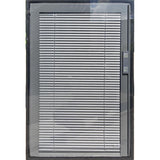 Hollow glass with built-in shutters